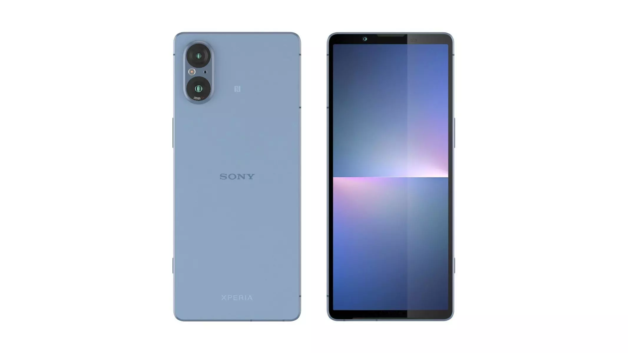 Sony Xperia 5V Blue 3D model_0
