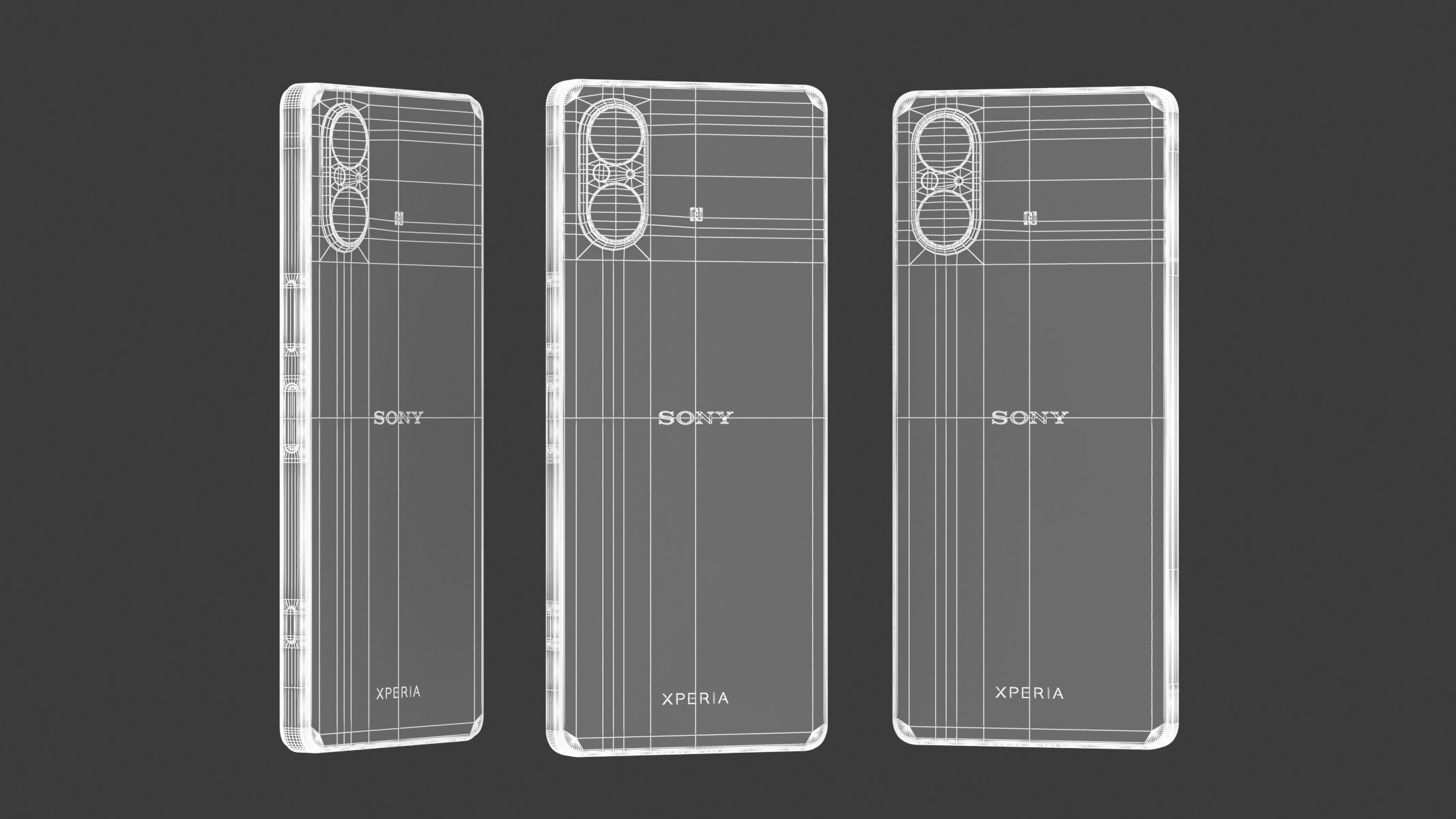 Sony Xperia 5V Blue 3D model_18