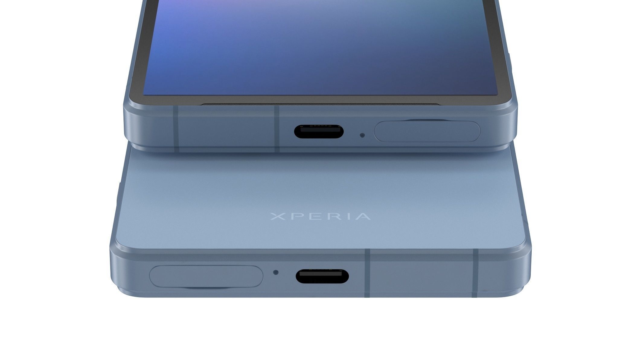 Sony Xperia 5V Blue 3D model_9
