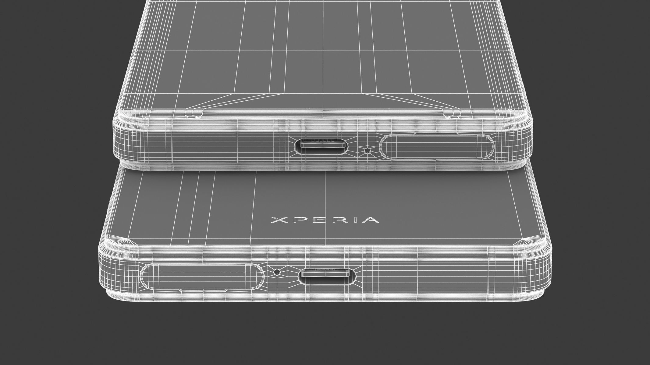 Sony Xperia 5V Blue 3D model_19