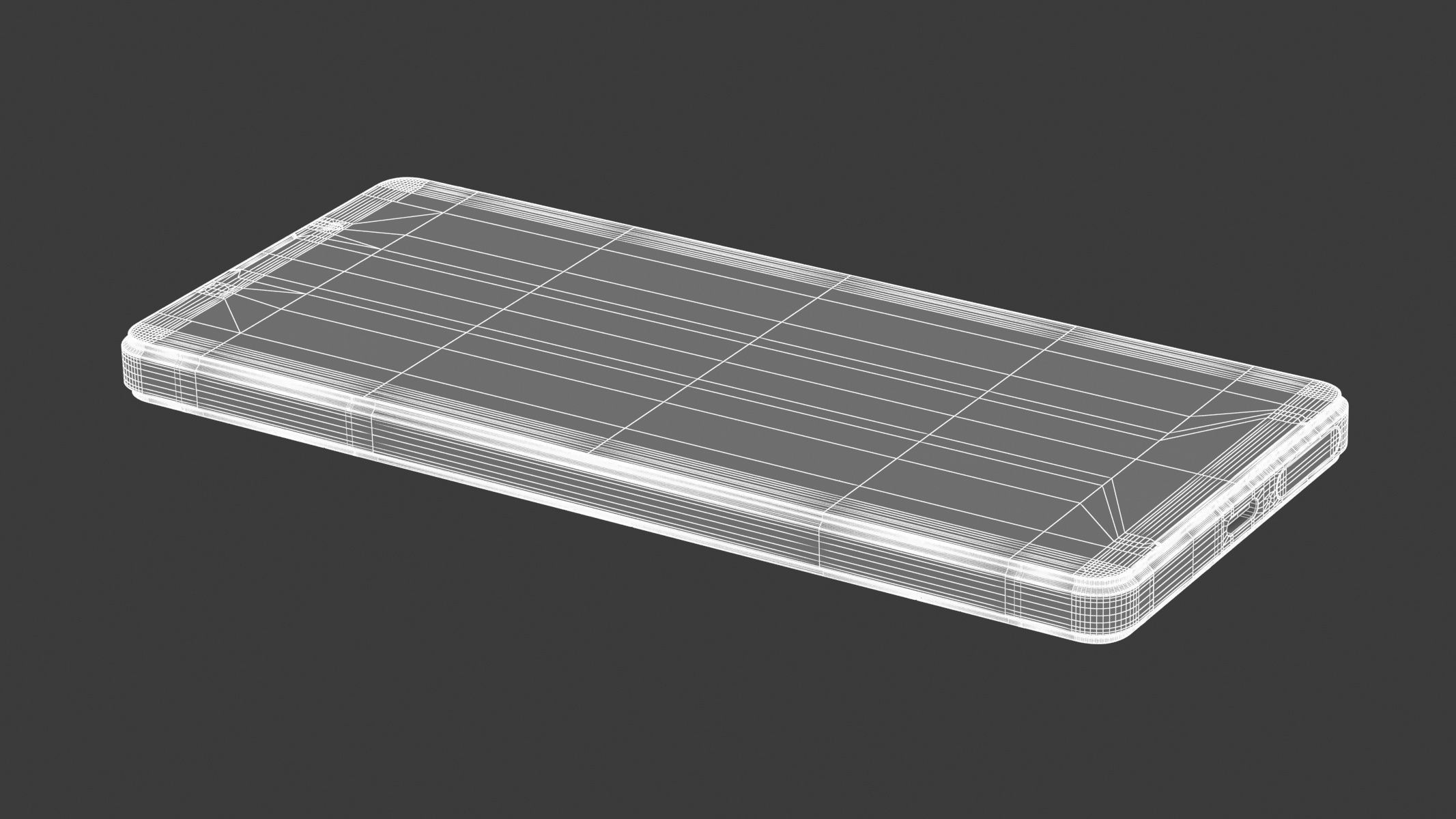 Sony Xperia 5V Blue 3D model_14