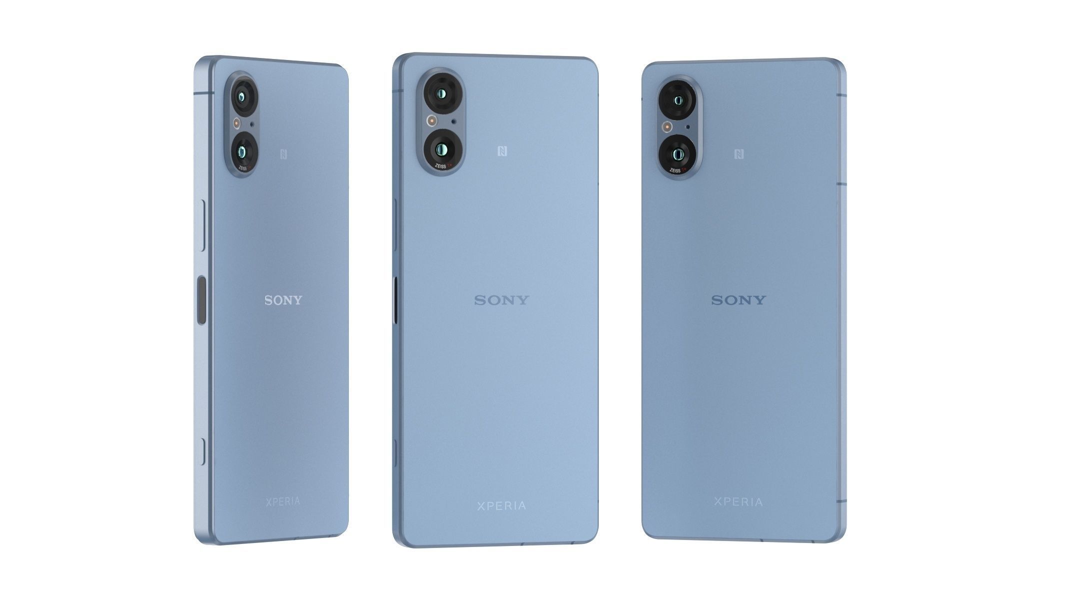 Sony Xperia 5V Blue 3D model_8