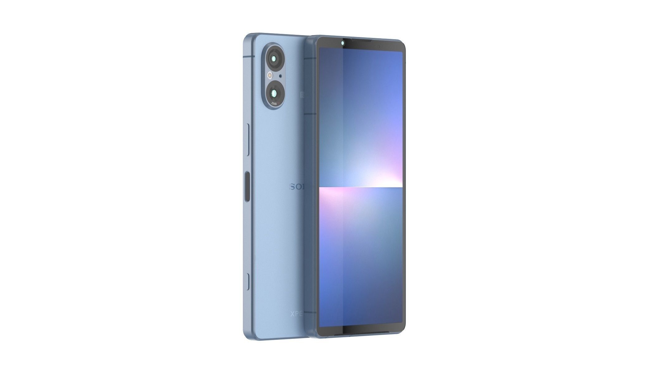 Sony Xperia 5V Blue 3D model_1
