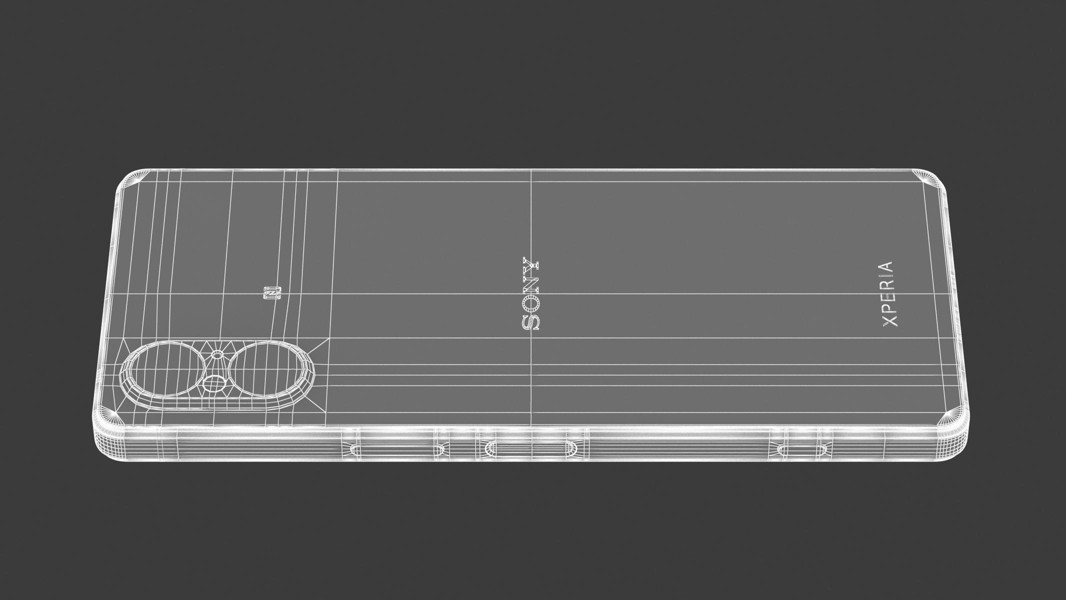 Sony Xperia 5V Blue 3D model_12