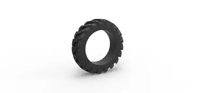 Tractor tire 21 Scale 1 to 25