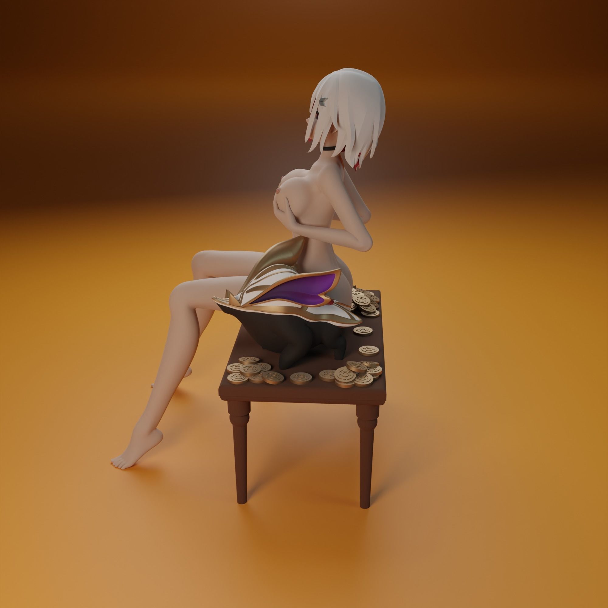 Topaz from Honkai Star Rail 3 versions 3D print model_23