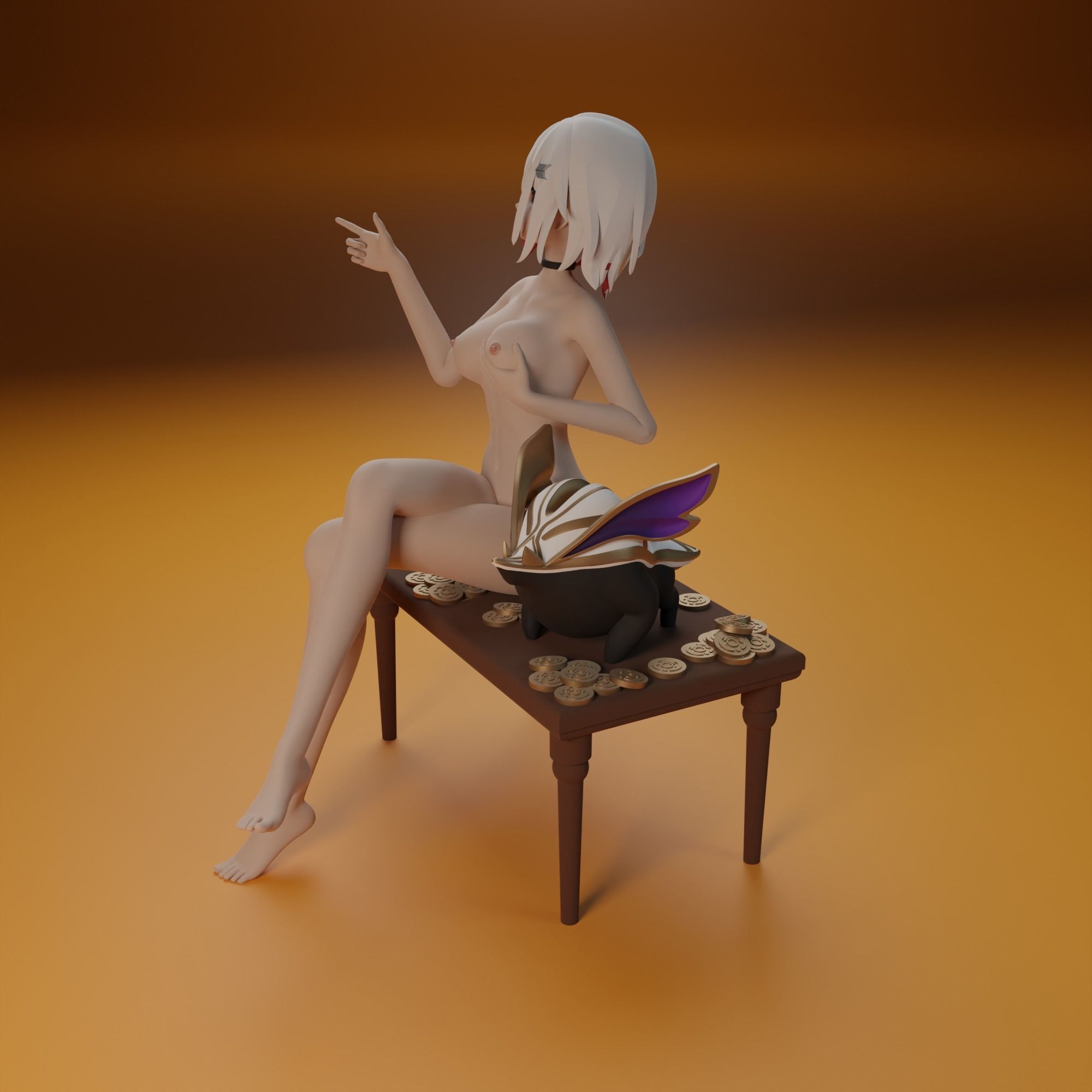 Topaz from Honkai Star Rail 3 versions 3D print model_15
