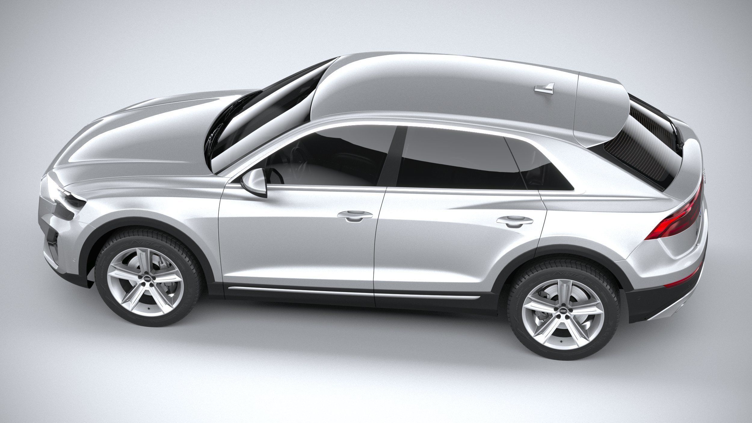 Audi Q8 basic 2024 3D model_9