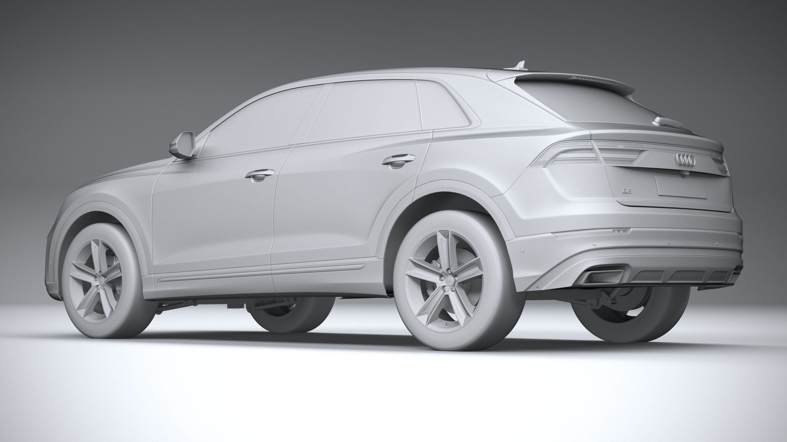 Audi Q8 basic 2024 3D model_21