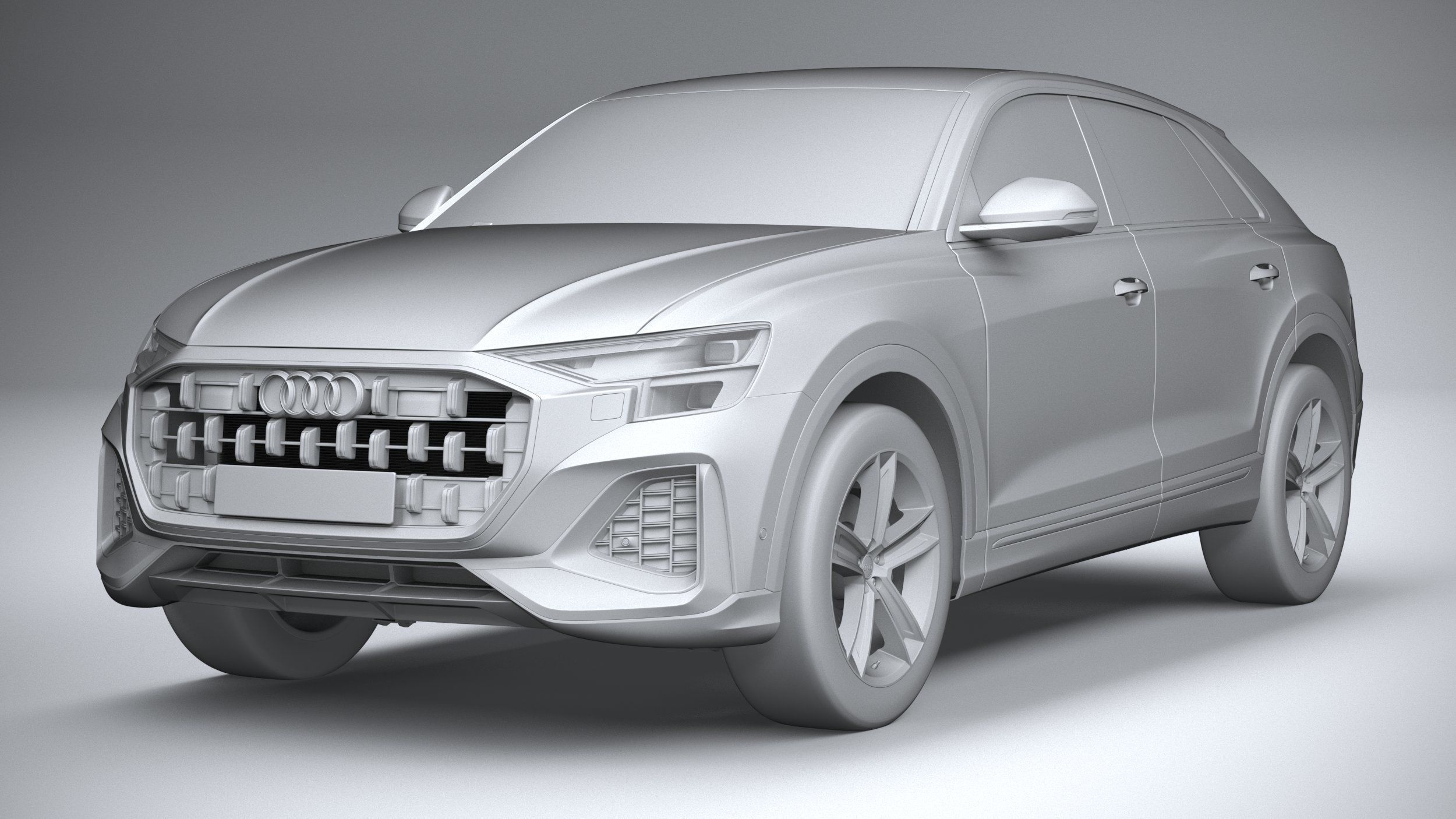 Audi Q8 basic 2024 3D model_20