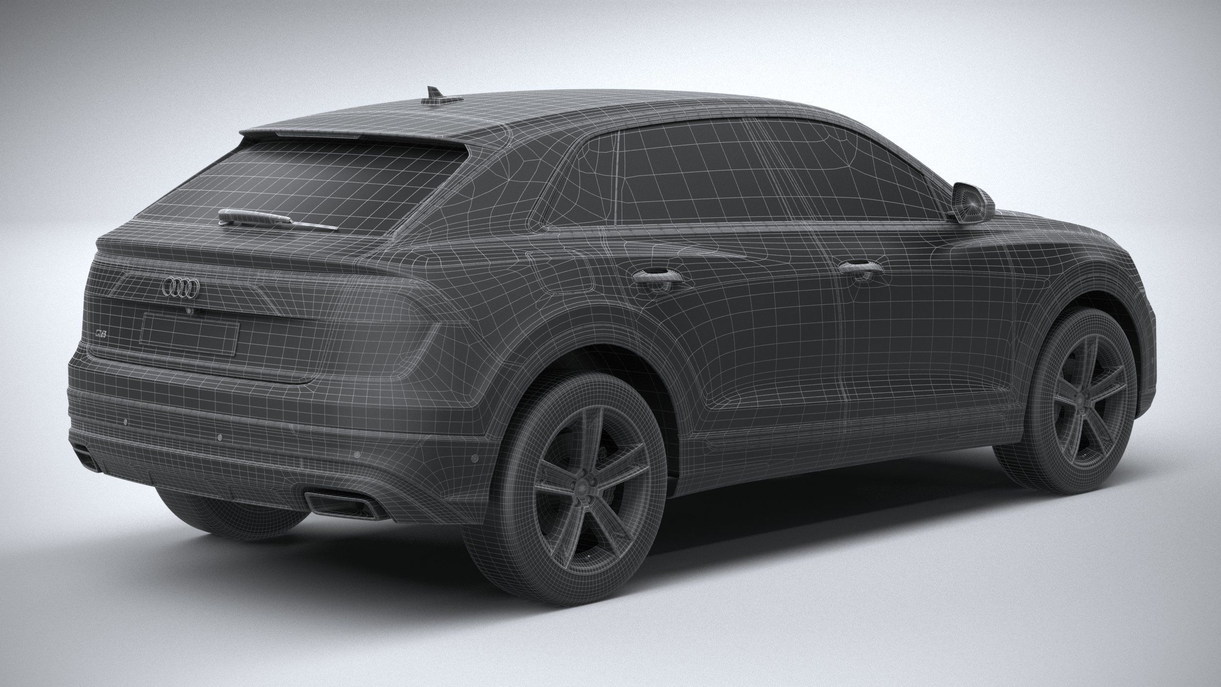 Audi Q8 basic 2024 3D model_29