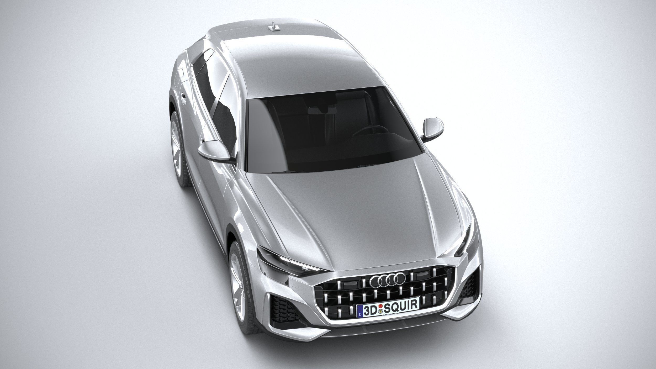 Audi Q8 basic 2024 3D model_12