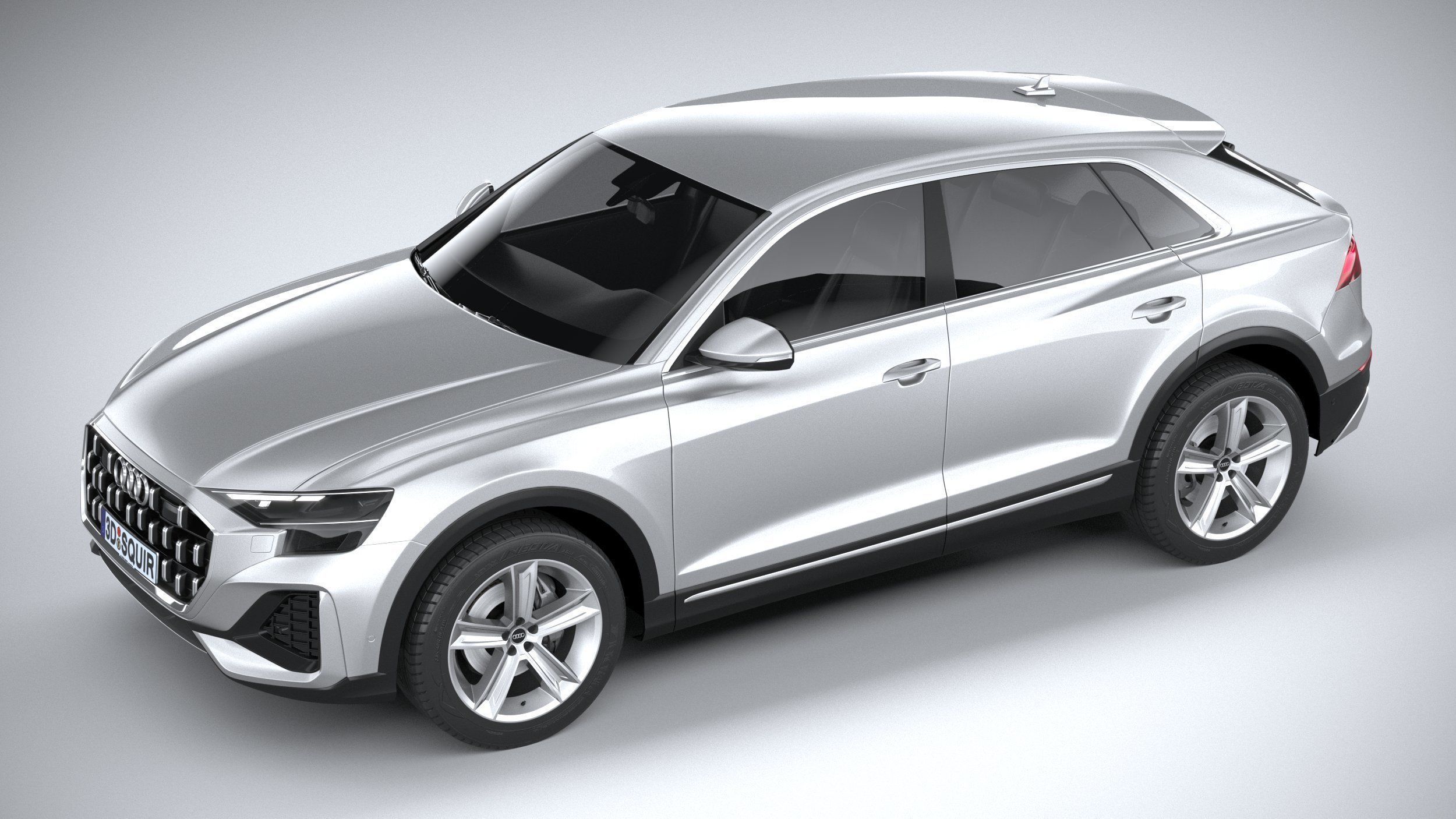 Audi Q8 basic 2024 3D model_7