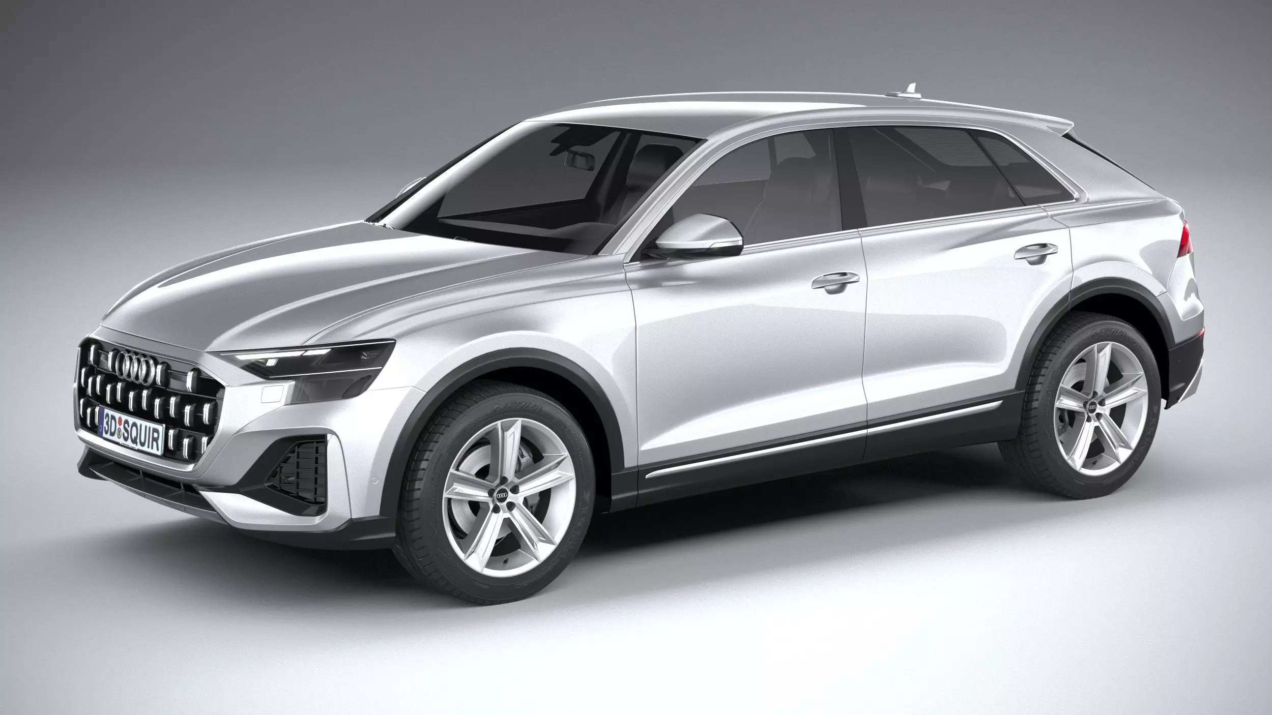 Audi Q8 basic 2024 3D model_0