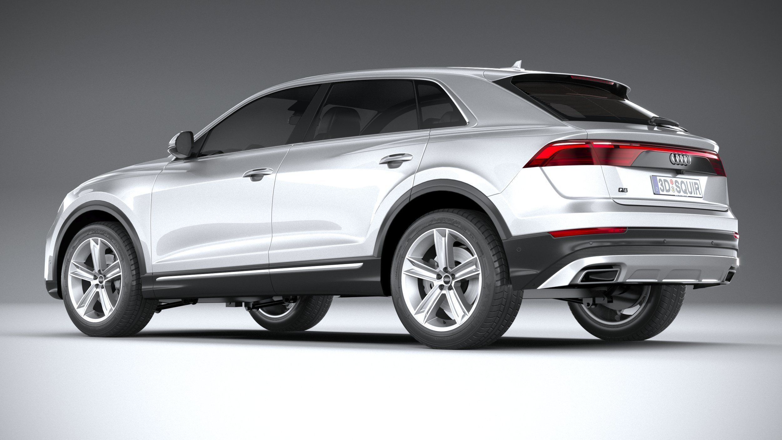 Audi Q8 basic 2024 3D model_5