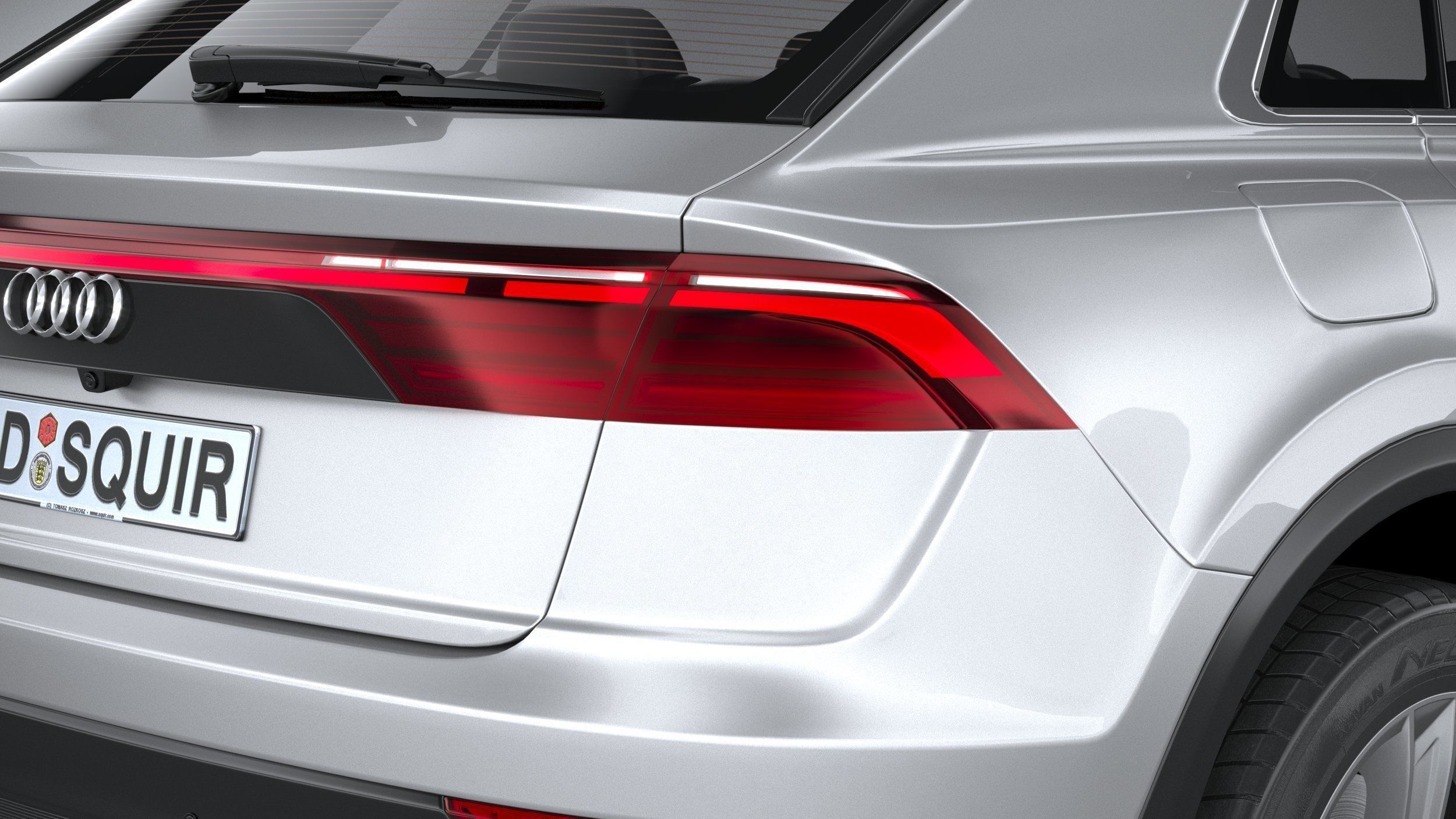 Audi Q8 basic 2024 3D model_18