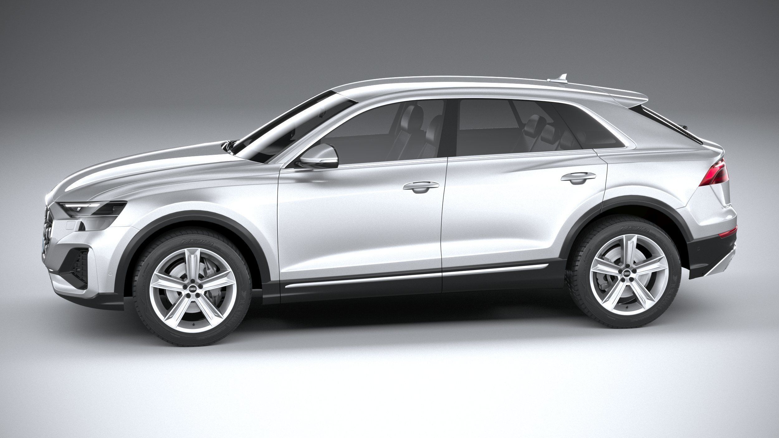 Audi Q8 basic 2024 3D model_8