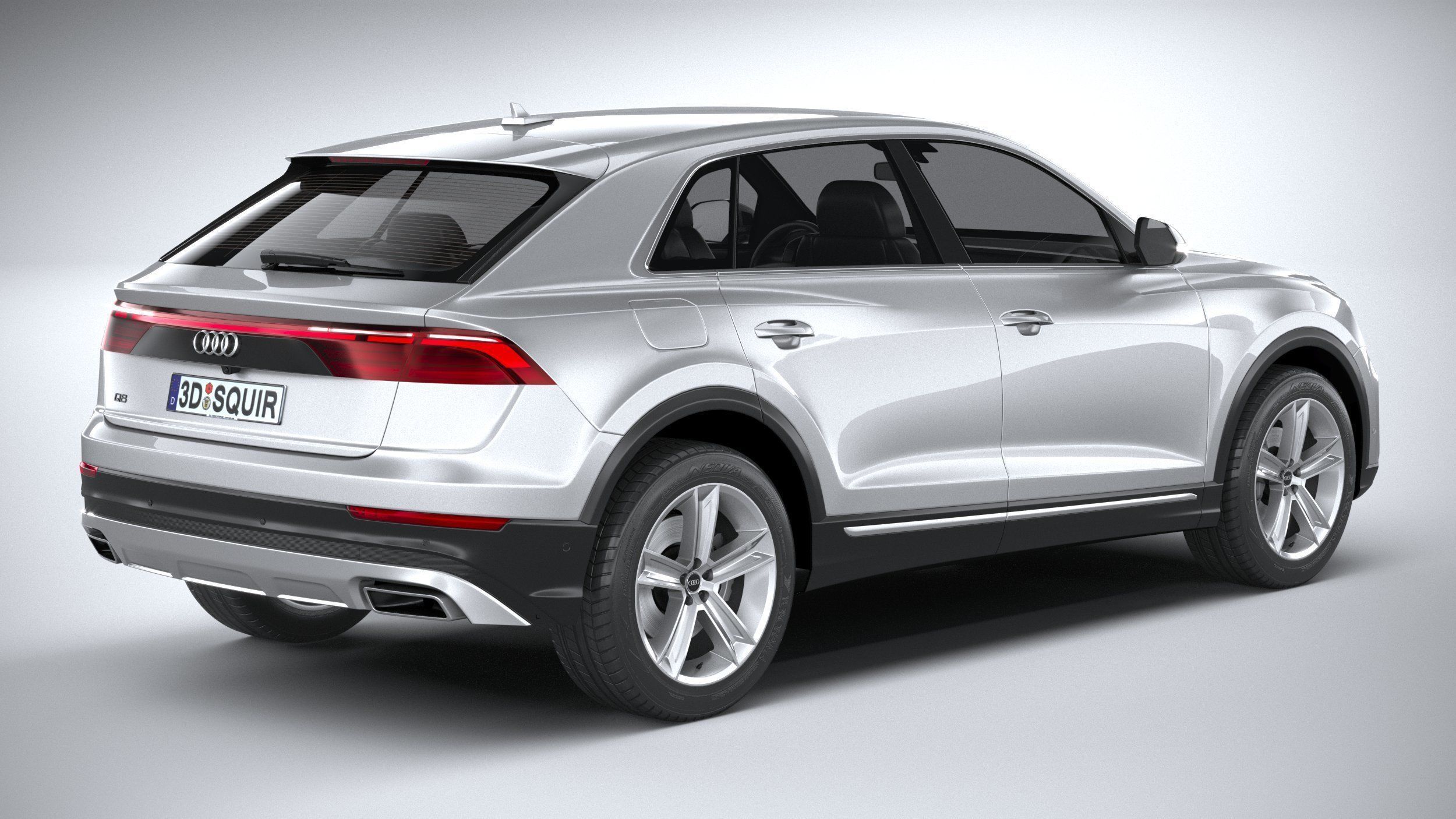 Audi Q8 basic 2024 3D model_17