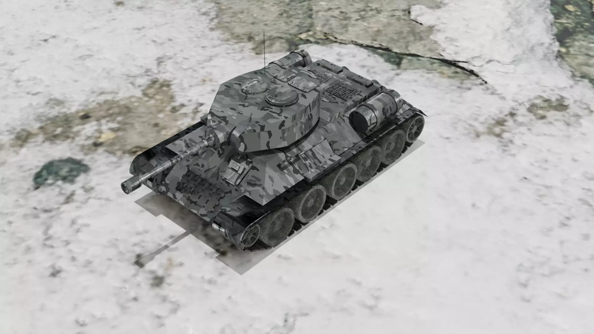 t34 3d model 3D model