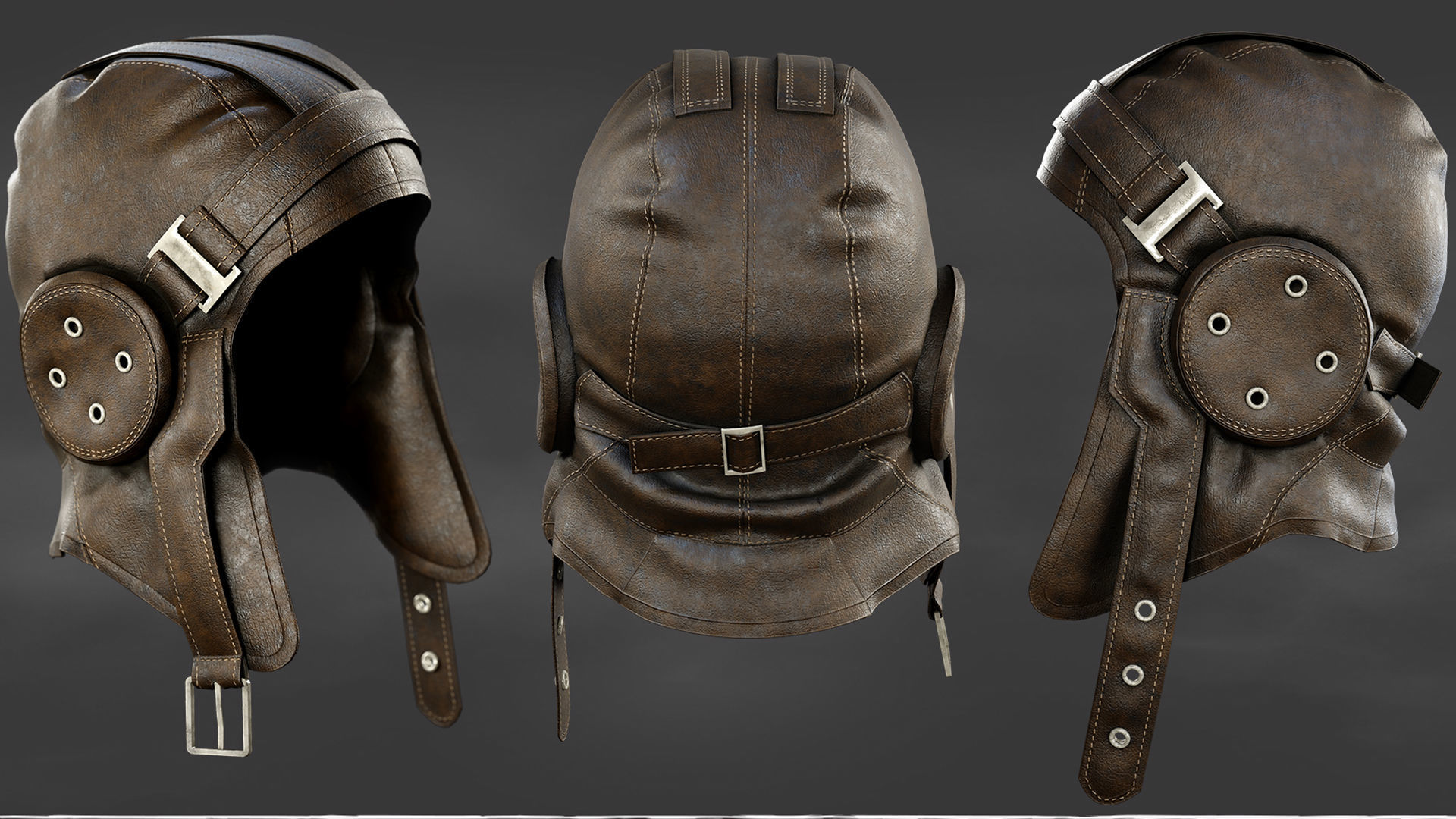 8 Leather accessories 3D model_17