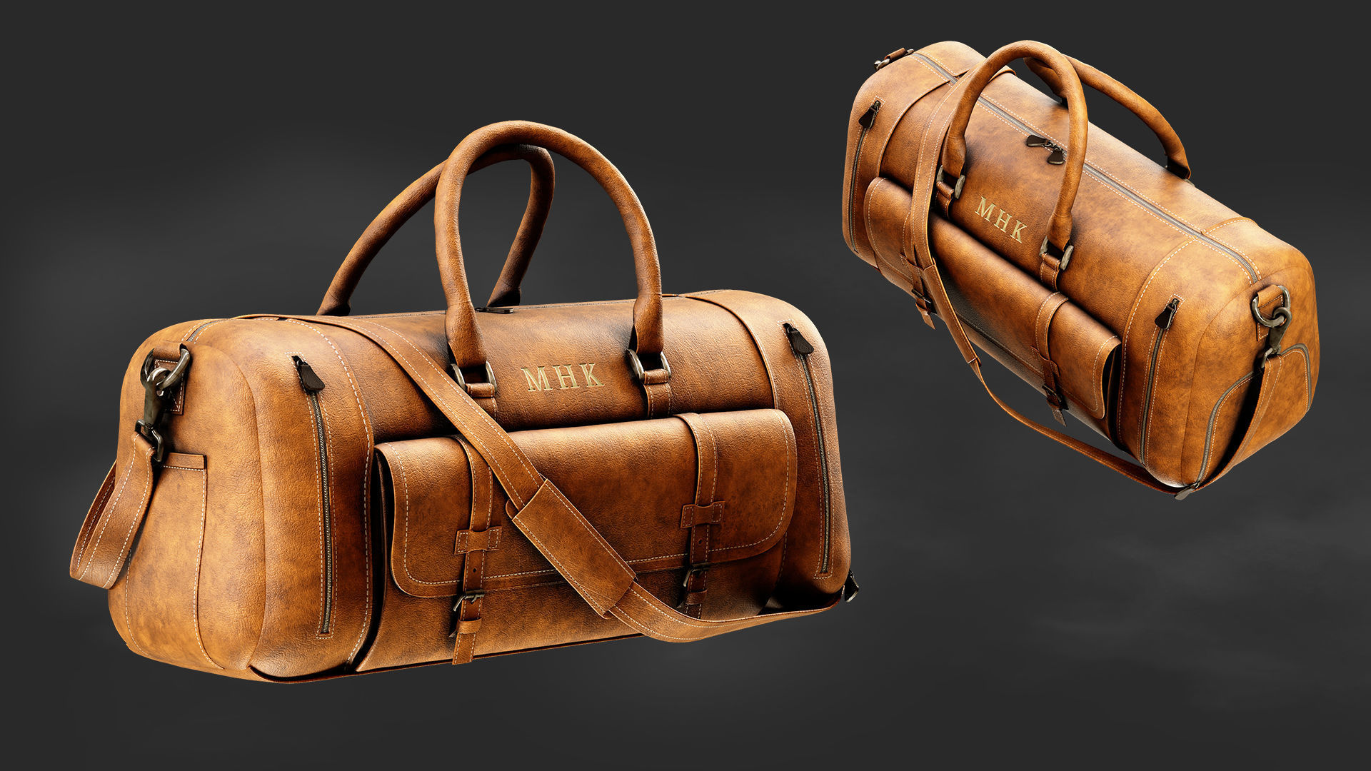 8 Leather accessories 3D model_18