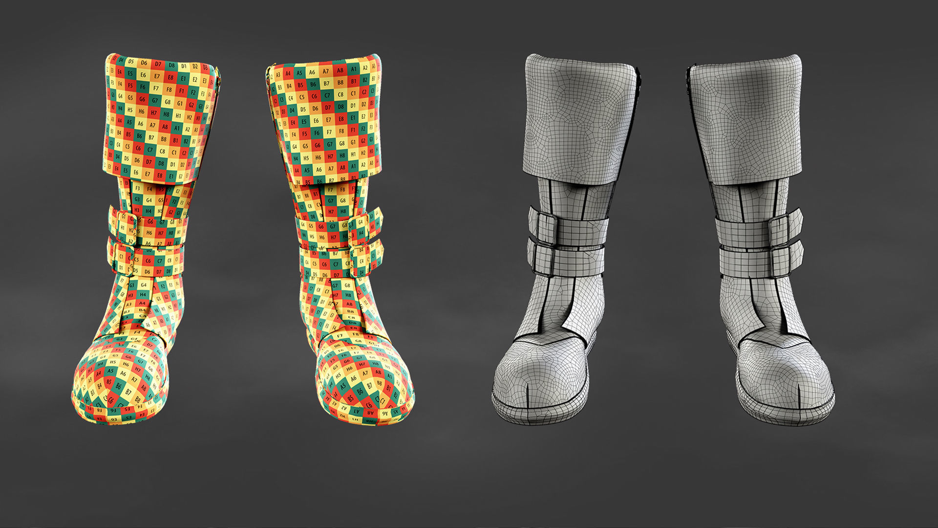 8 Leather accessories 3D model_13