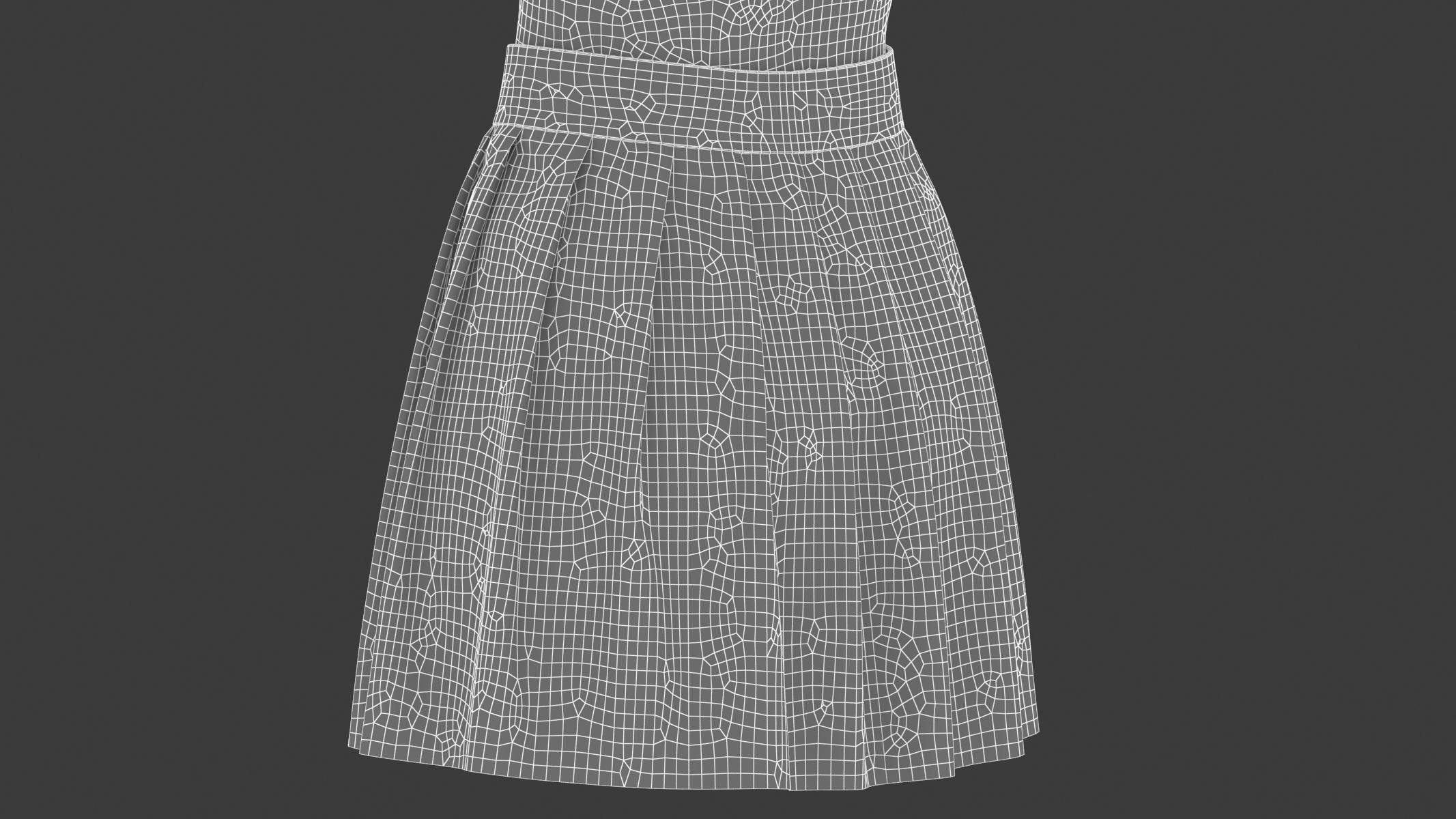 Woman Outfit 04 Low-poly 3D model_19