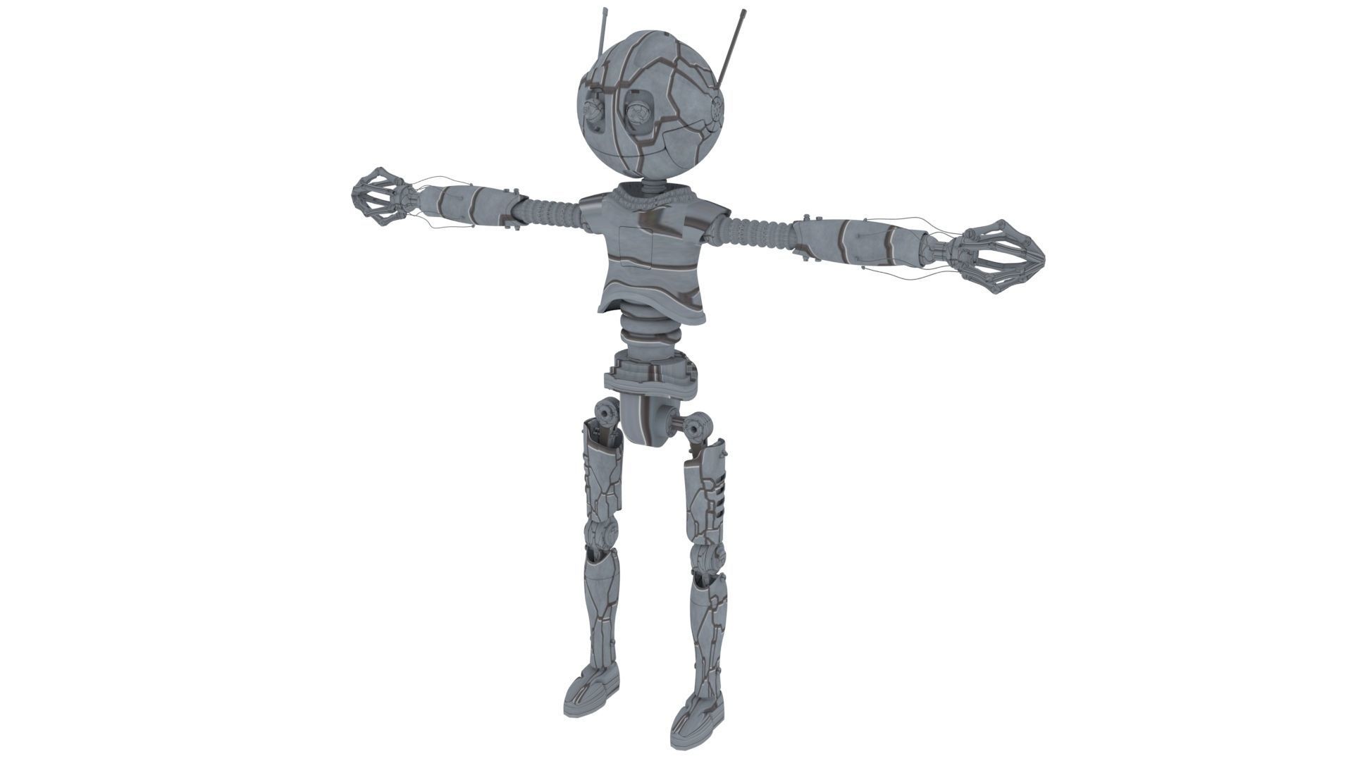 3D Robot Modeling 3D model_1