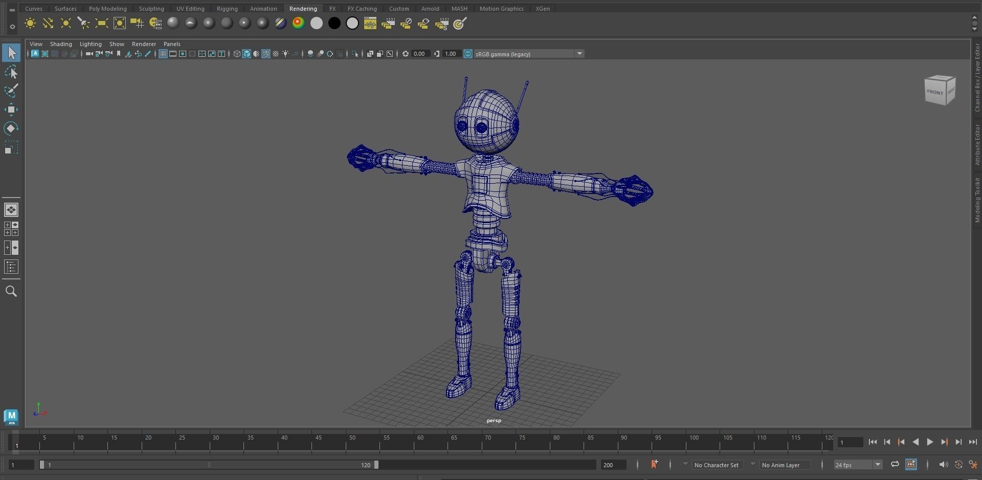 3D Robot Modeling 3D model_2