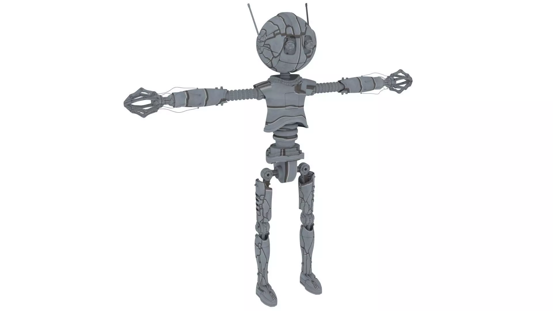 3D Robot Modeling 3D model_0