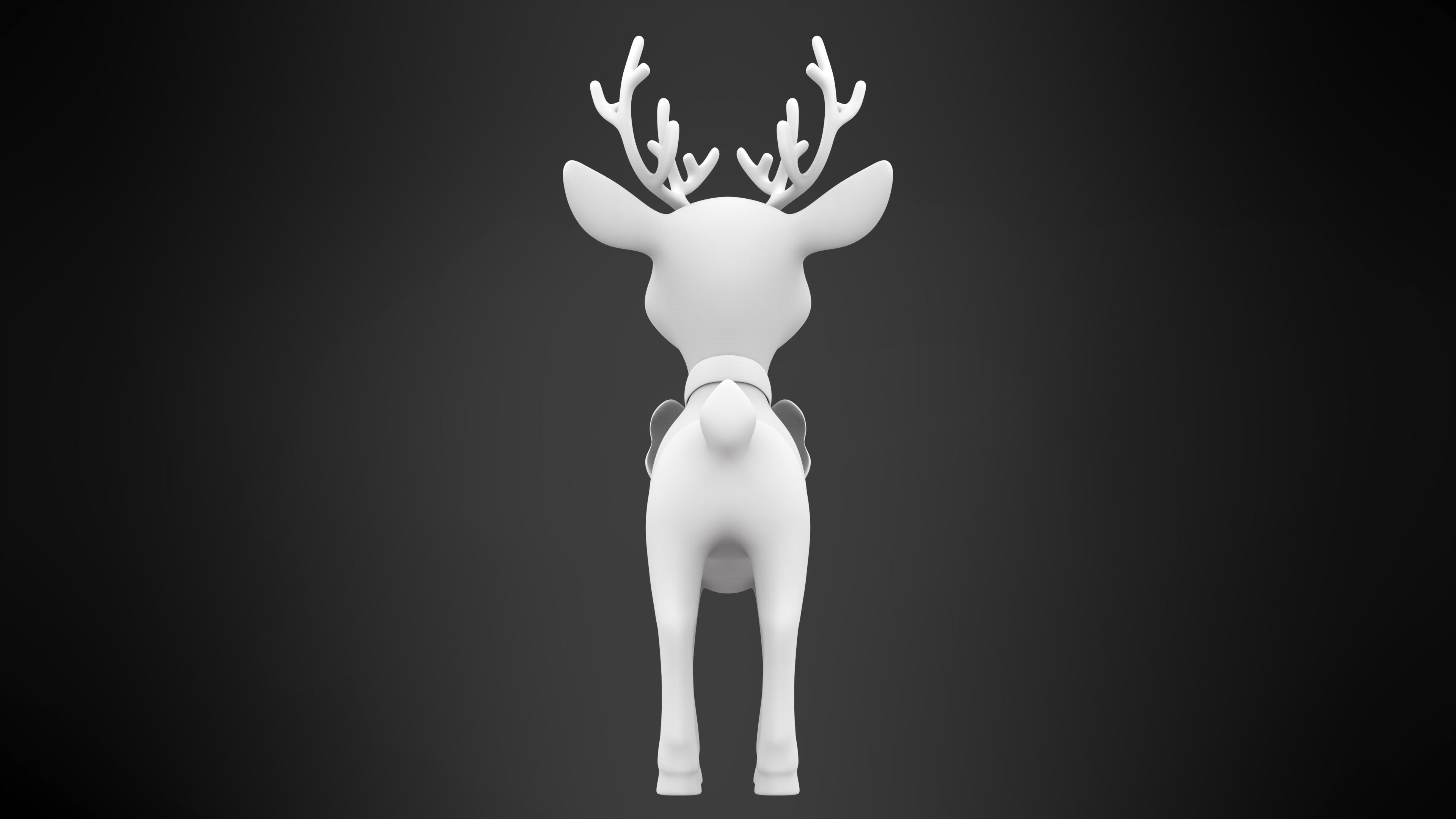 Christmas Reindeer 3D model_8