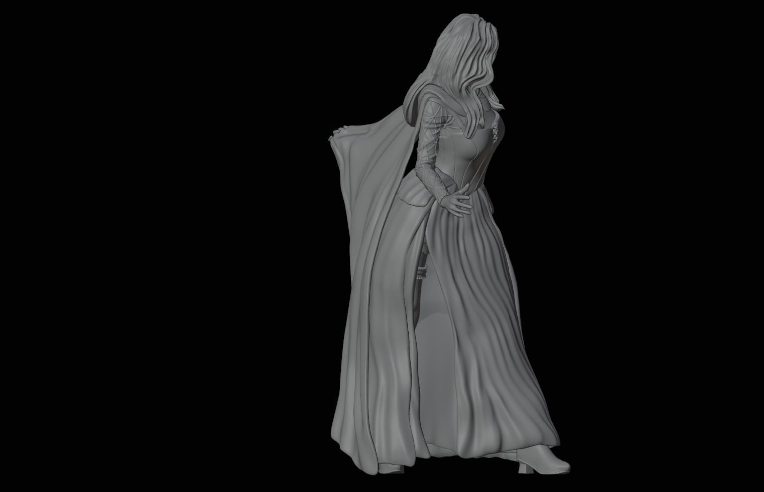 Hocus Pocus Sanderson Sisters - 1to6 statue STL file 3D model 3D print model_25