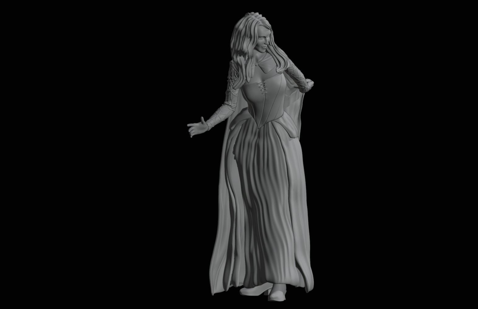 Hocus Pocus Sanderson Sisters - 1to6 statue STL file 3D model 3D print model_24