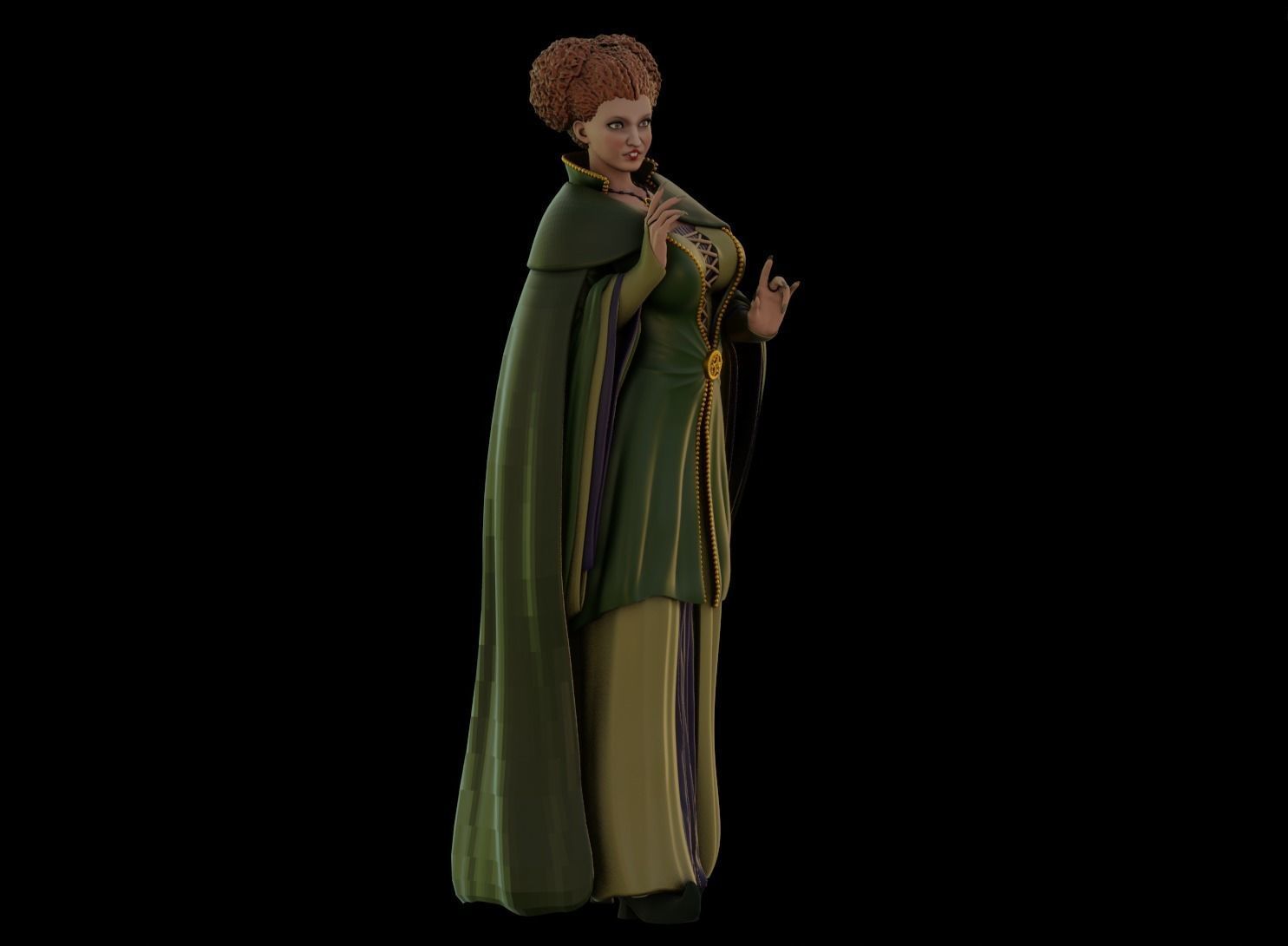 Hocus Pocus Sanderson Sisters - 1to6 statue STL file 3D model 3D print model_9