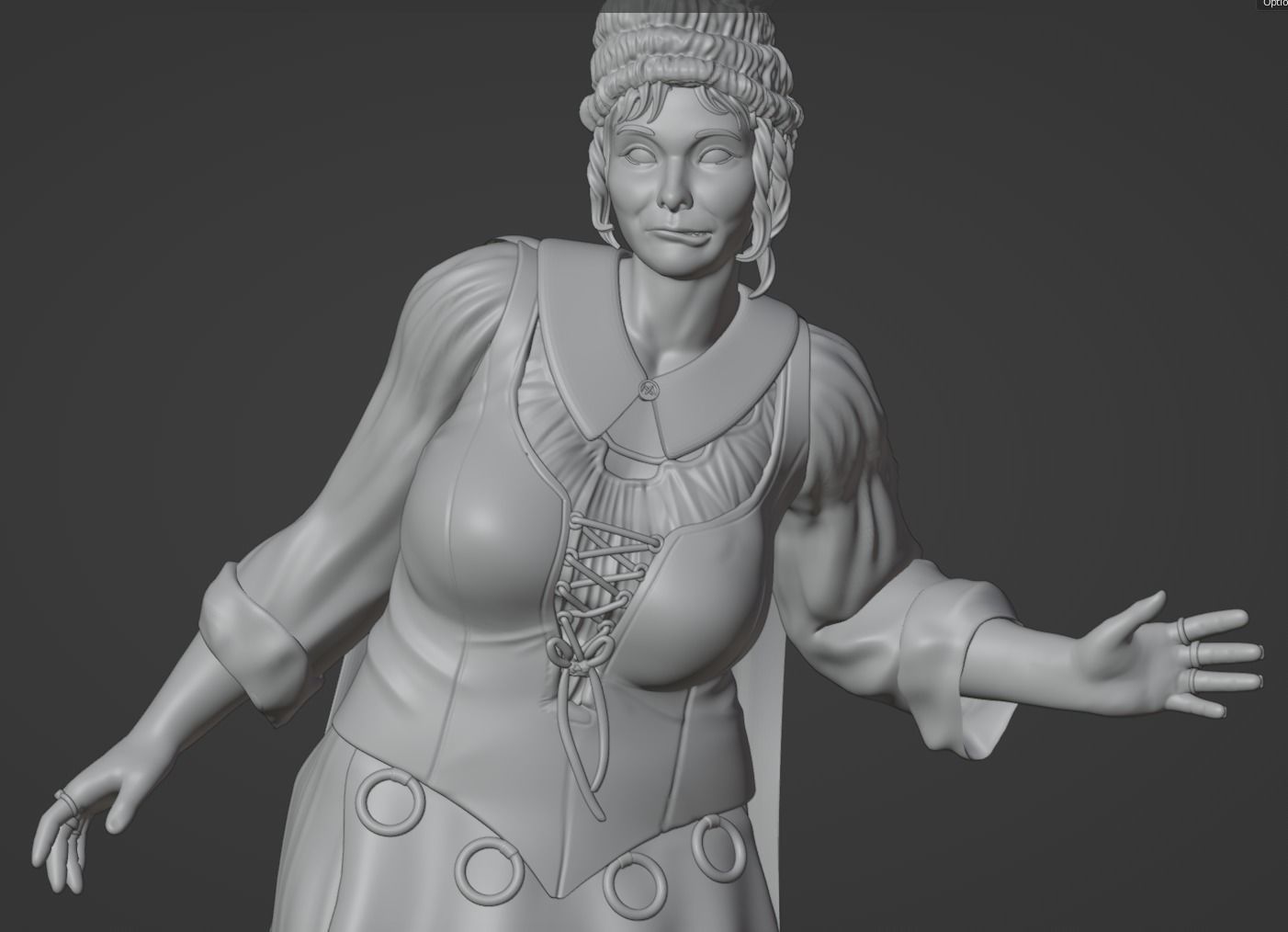 Hocus Pocus Sanderson Sisters - 1to6 statue STL file 3D model 3D print model_20