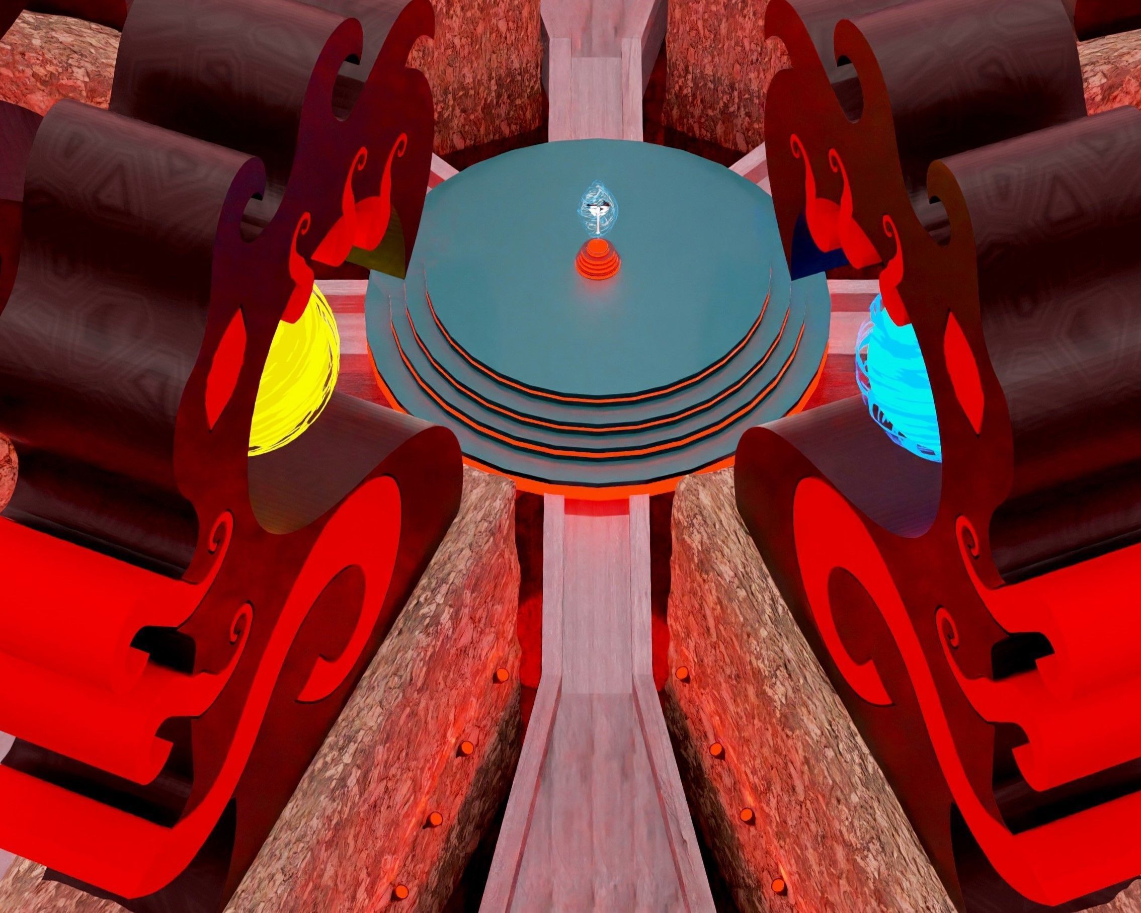 Damon fantasy 3D model_2