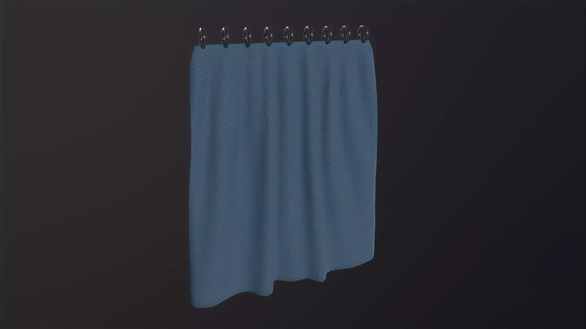 Curtain 3D Model Low-poly 3D model