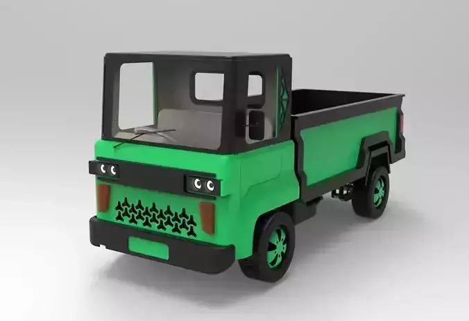 MINI TRUCK MODEL -3D PRINTABLE MODEL 3D model