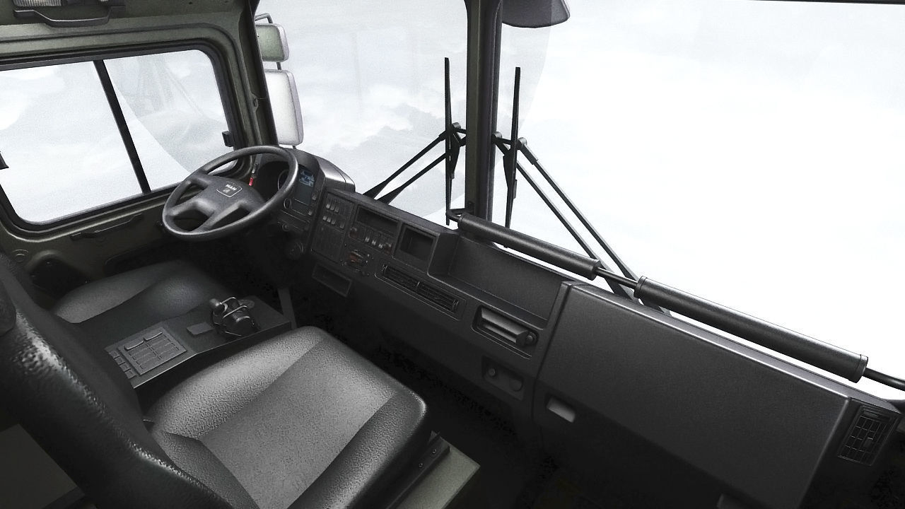 RMMV HX81 truck tractor with semi-trailer SaAnh70t 3D model_10