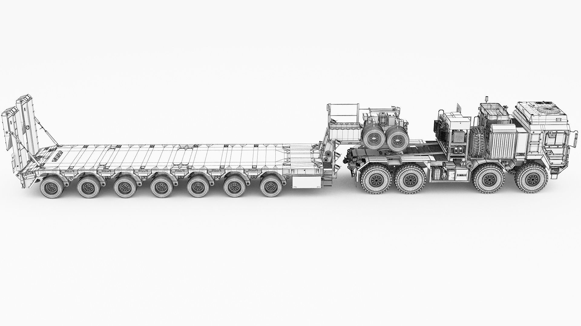 RMMV HX81 truck tractor with semi-trailer SaAnh70t 3D model_22