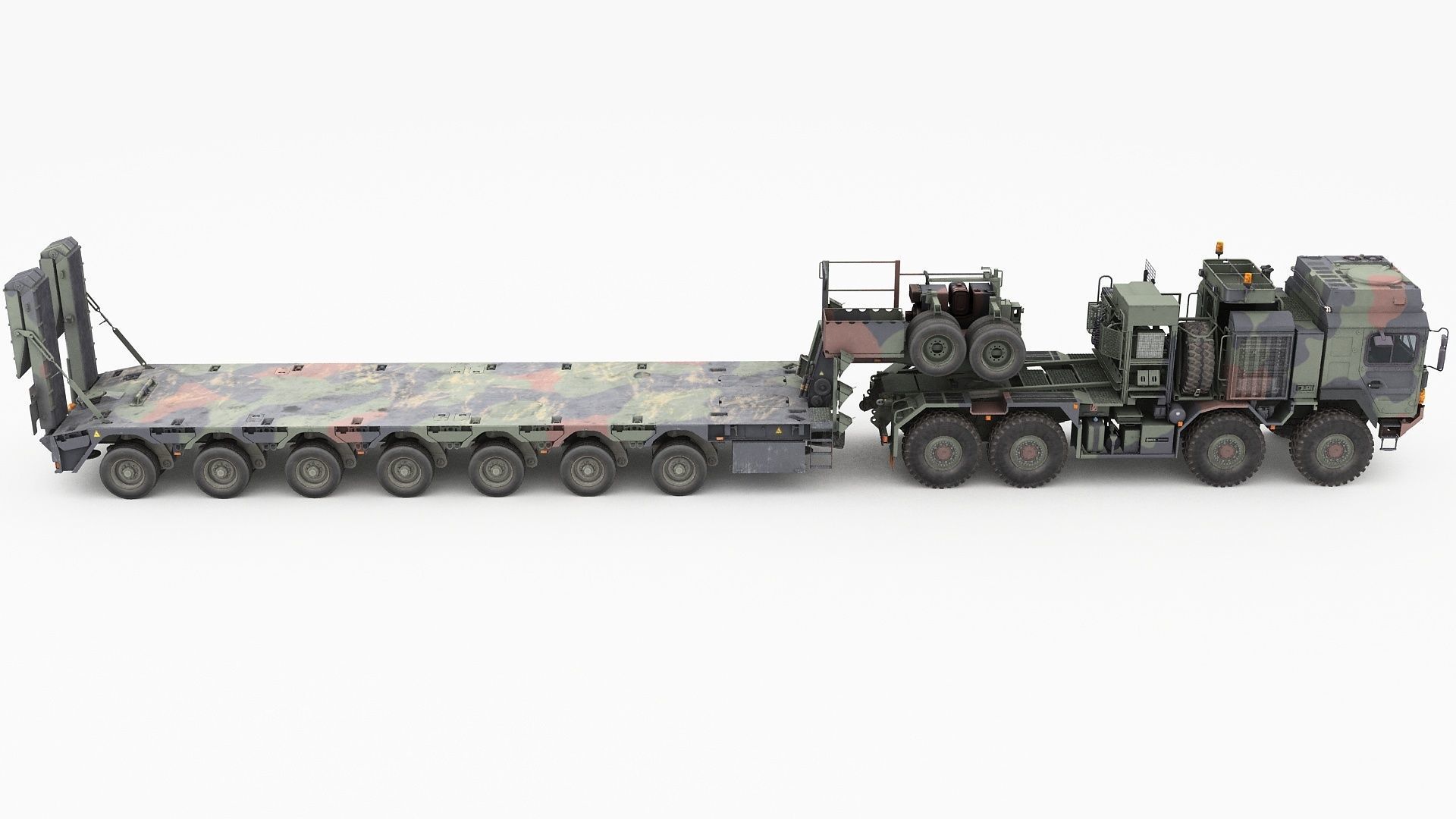 RMMV HX81 truck tractor with semi-trailer SaAnh70t 3D model_18