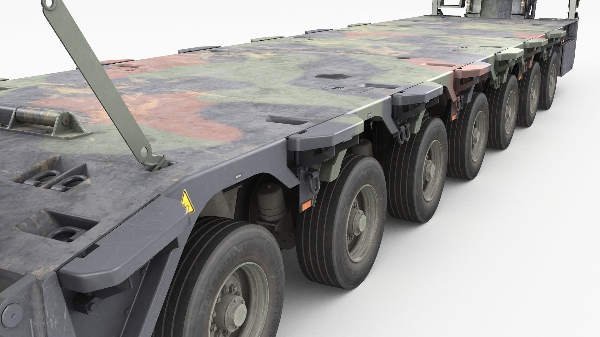 RMMV HX81 truck tractor with semi-trailer SaAnh70t 3D model_16