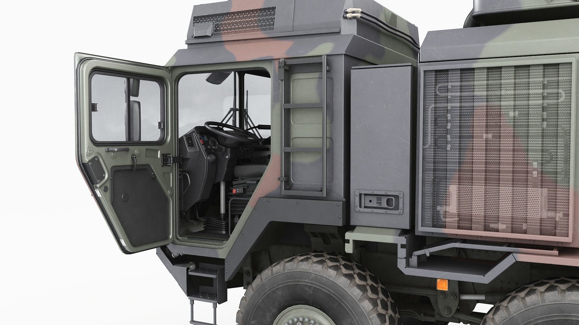 RMMV HX81 truck tractor with semi-trailer SaAnh70t 3D model_7