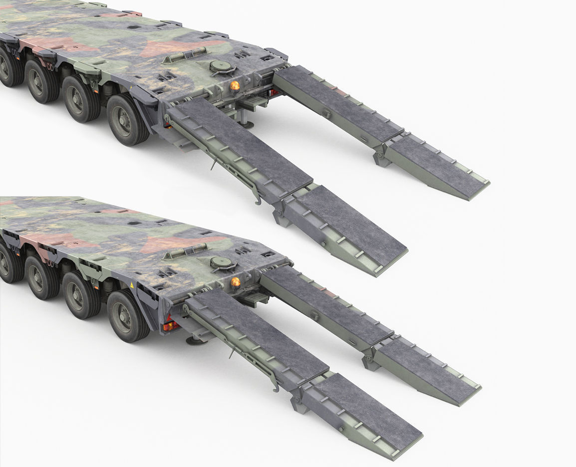 RMMV HX81 truck tractor with semi-trailer SaAnh70t 3D model_14