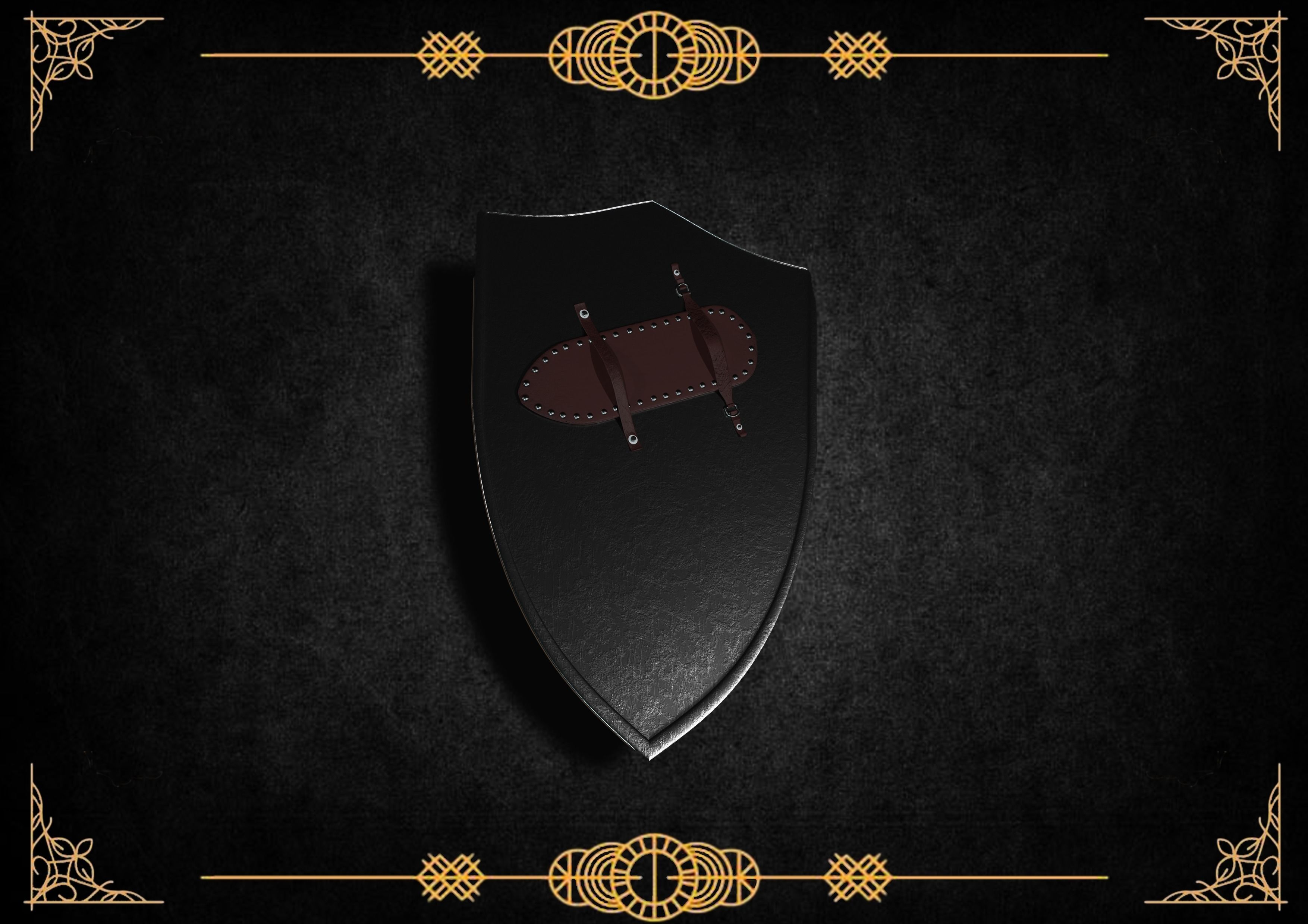 shields pack Low-poly 3D model_18