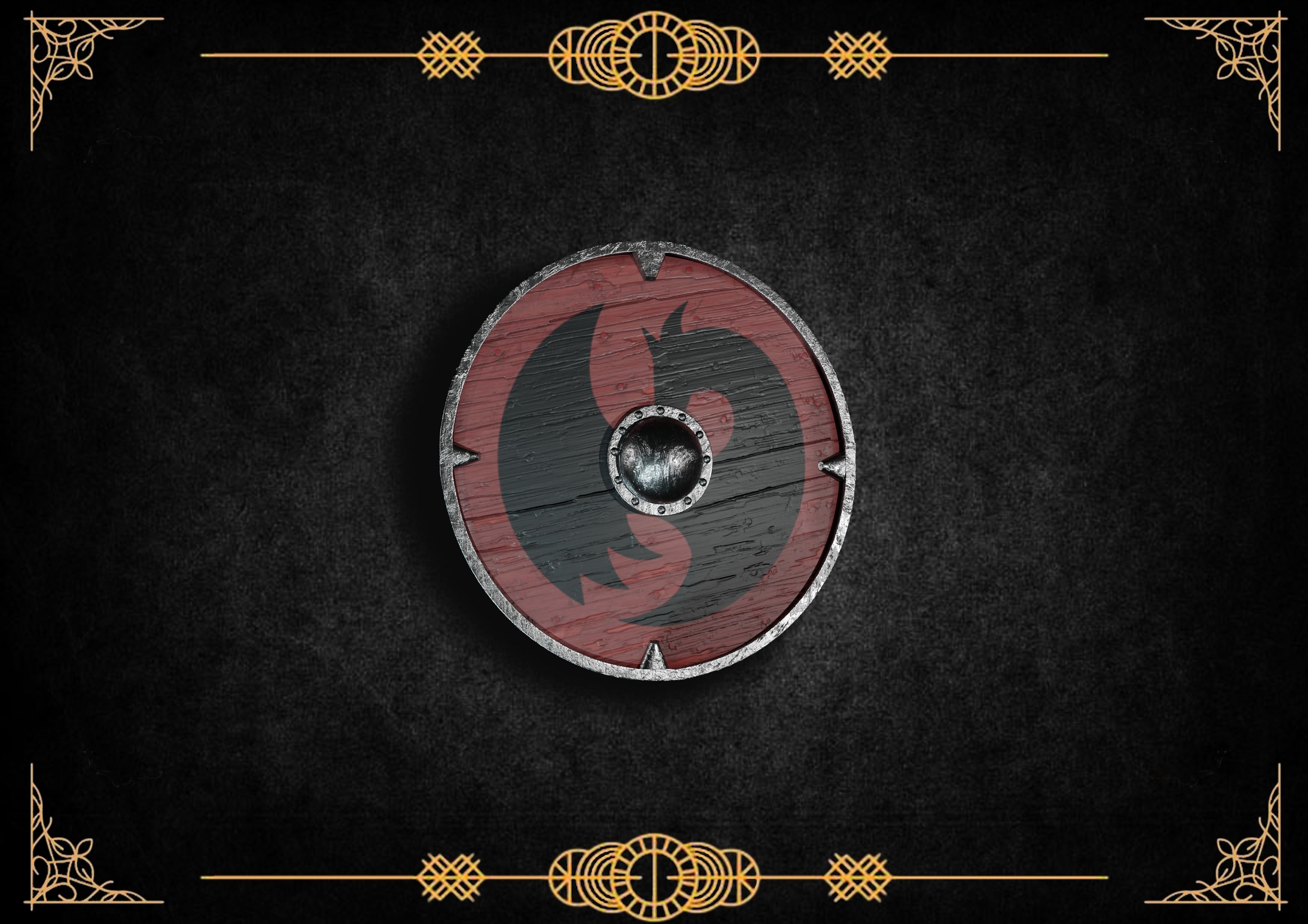 shields pack Low-poly 3D model_6