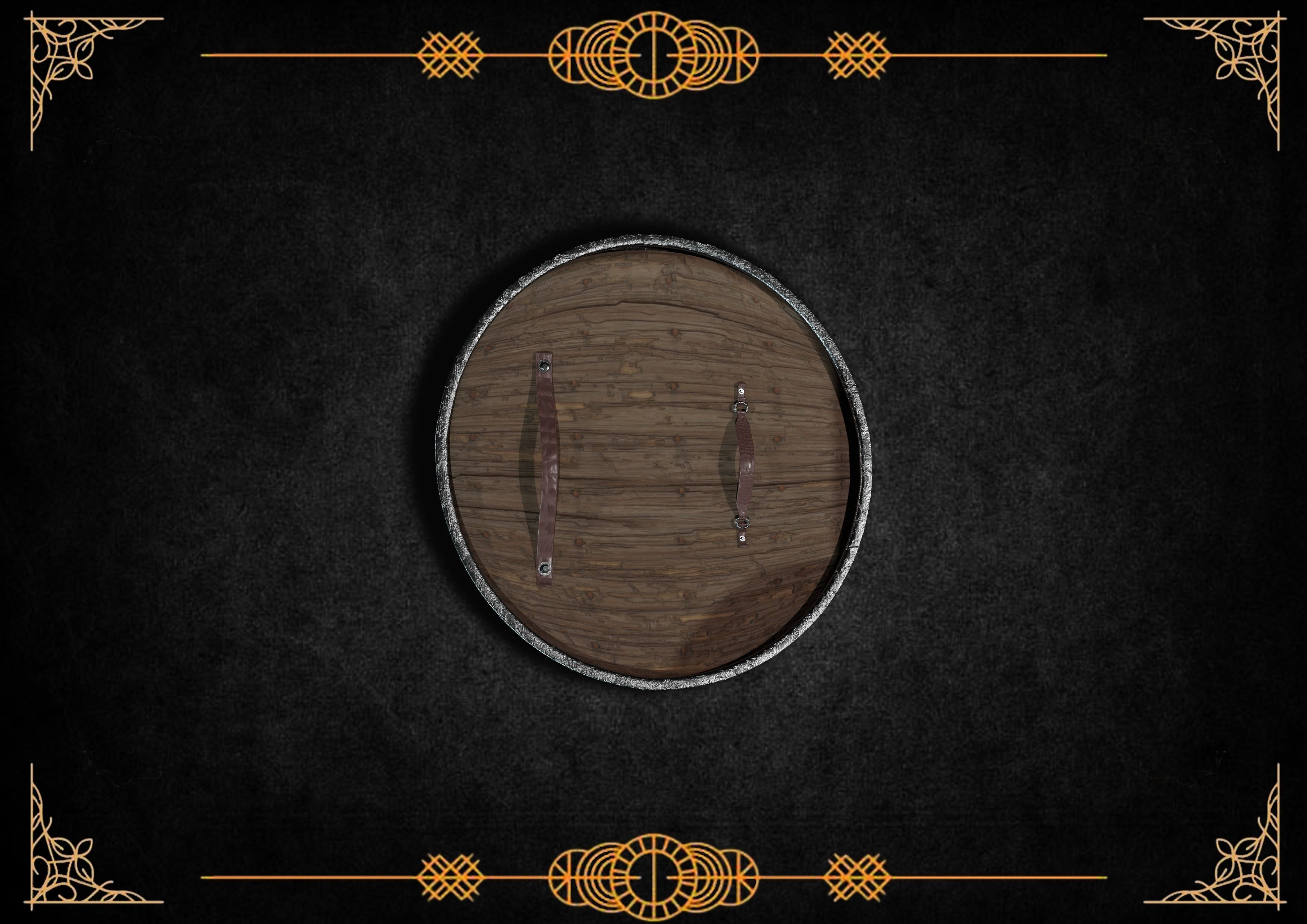 shields pack Low-poly 3D model_22