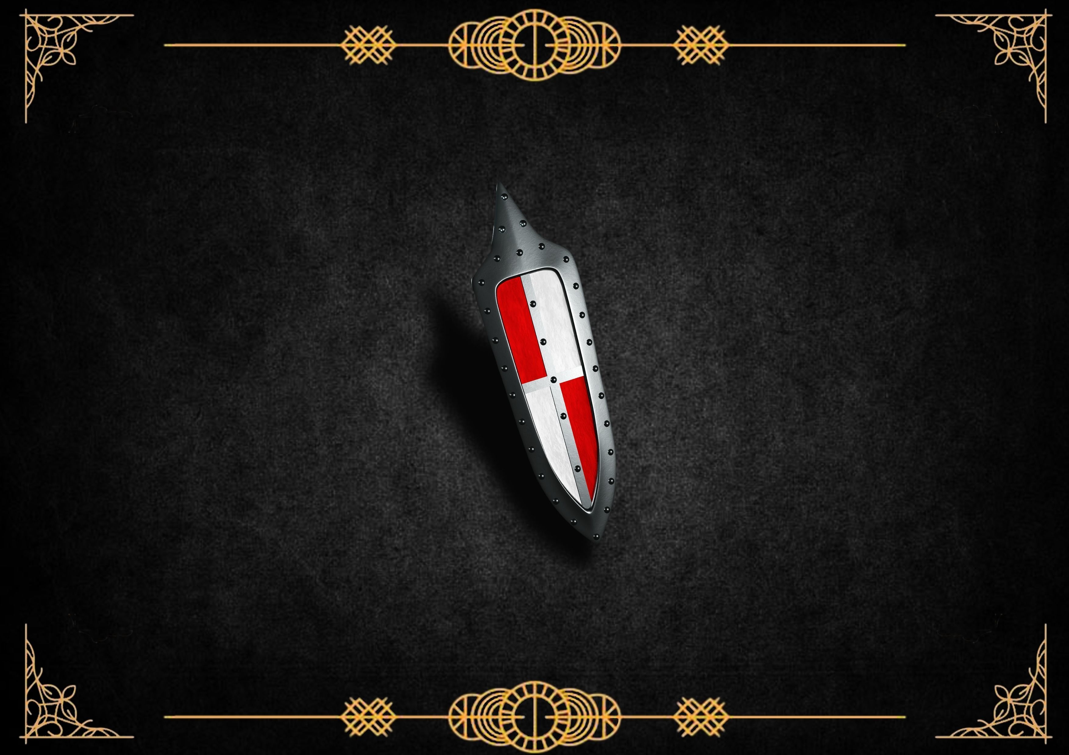 shields pack Low-poly 3D model_13