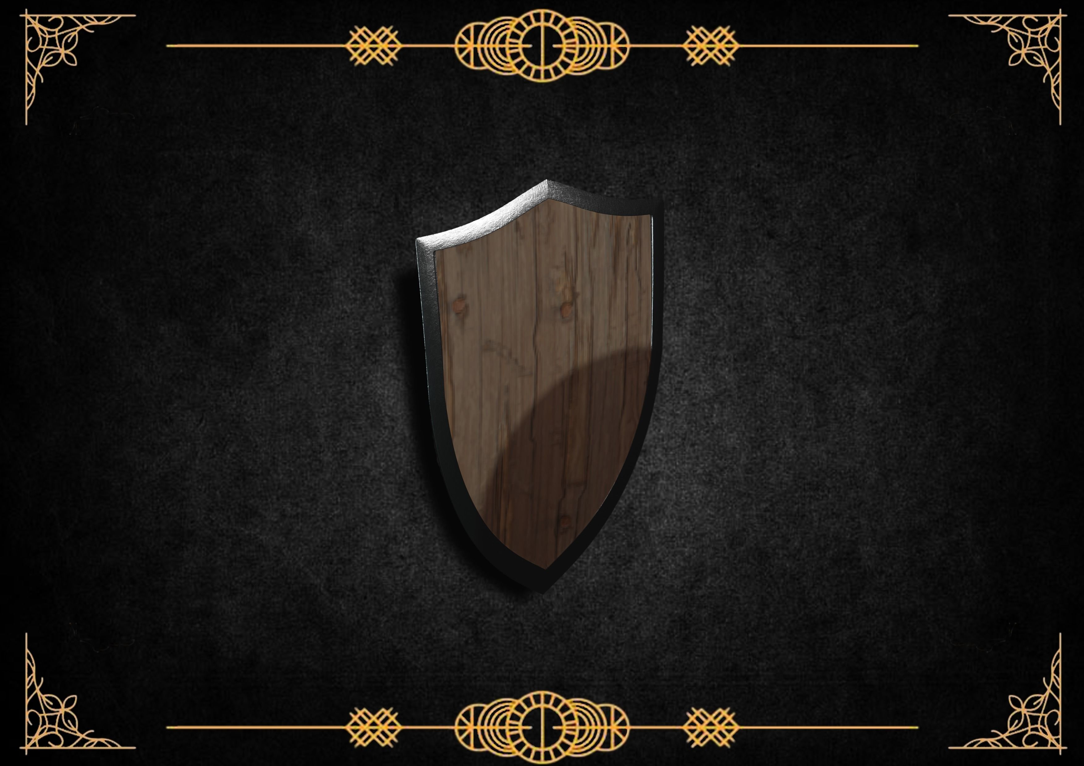 shields pack Low-poly 3D model_29
