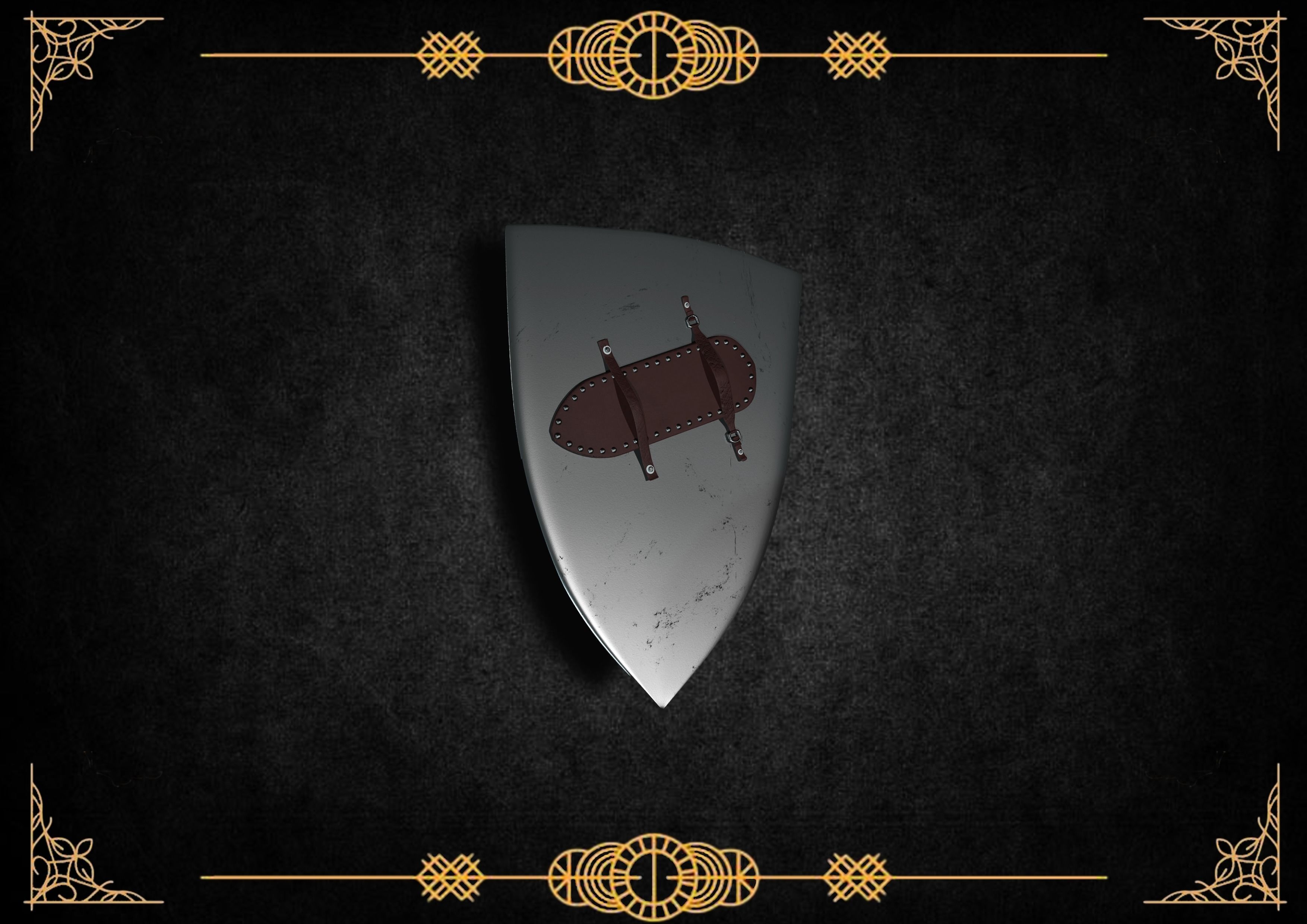 shields pack Low-poly 3D model_26